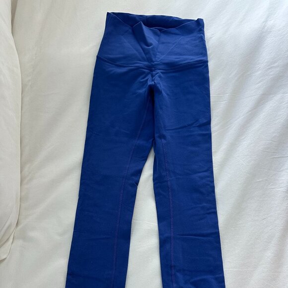 Wunder Under Luon HR Size 4 28 inch blue OG pair blue - Picture 1 of 2